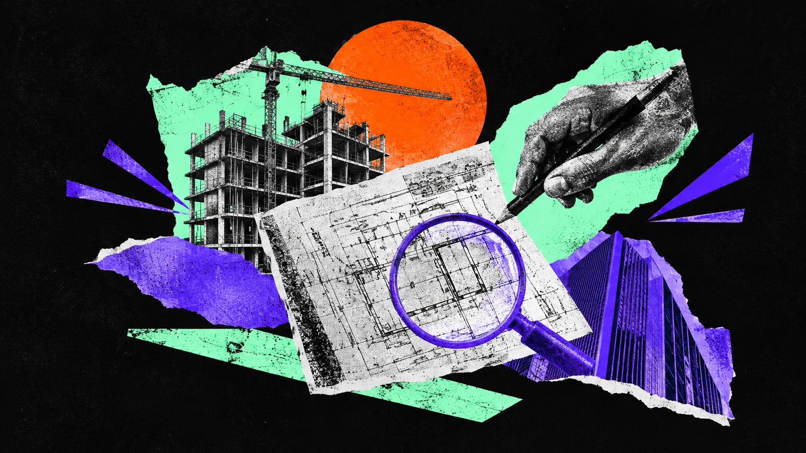 Ilustración editorial para Buildcheck