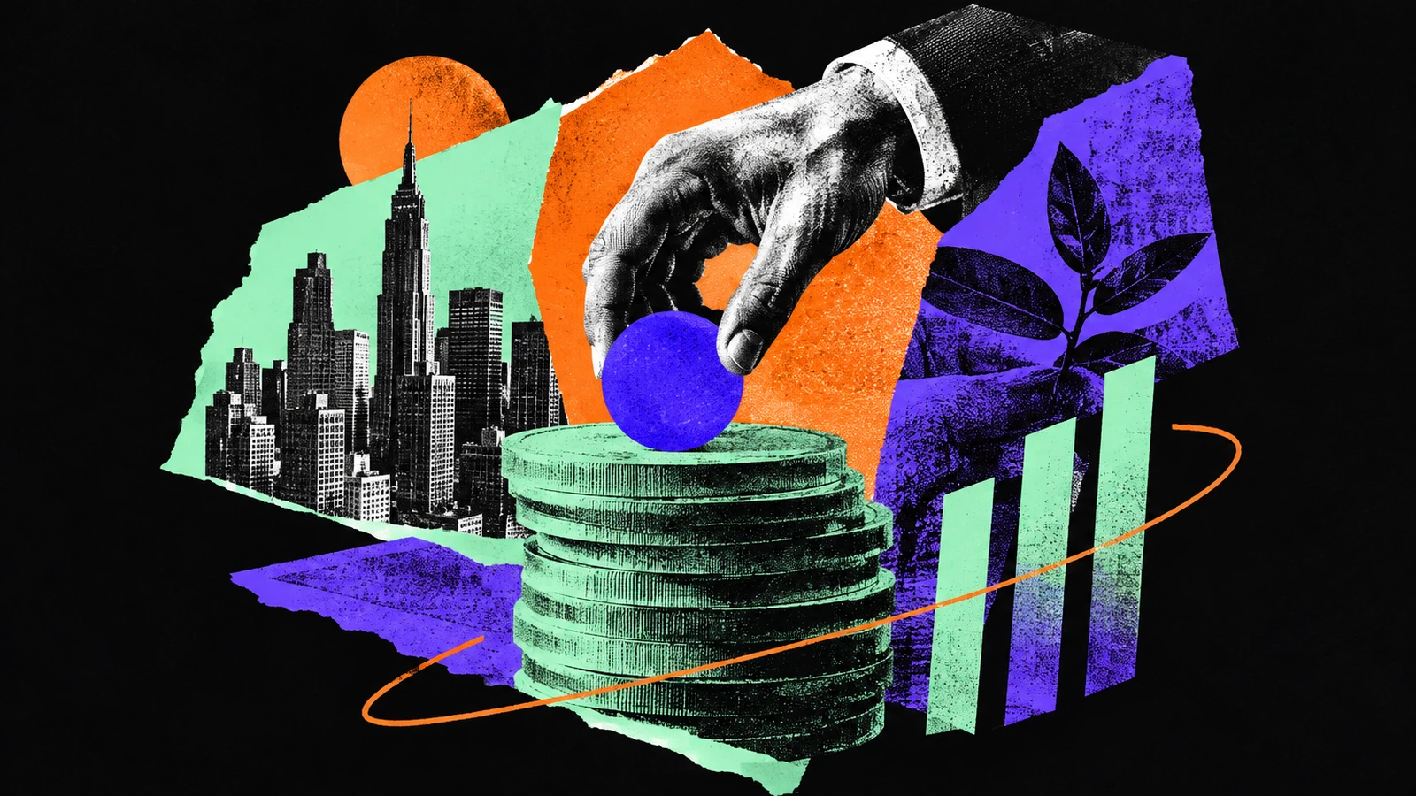 Ilustración editorial para Savvy Wealth