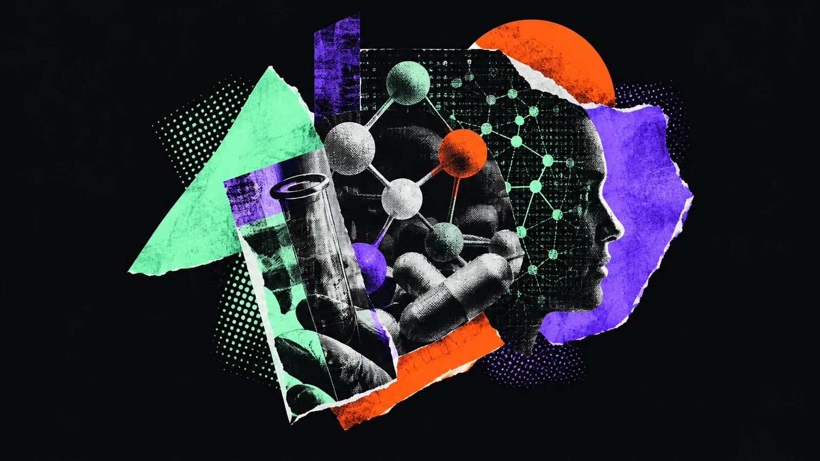 Ilustración editorial para Graph AI